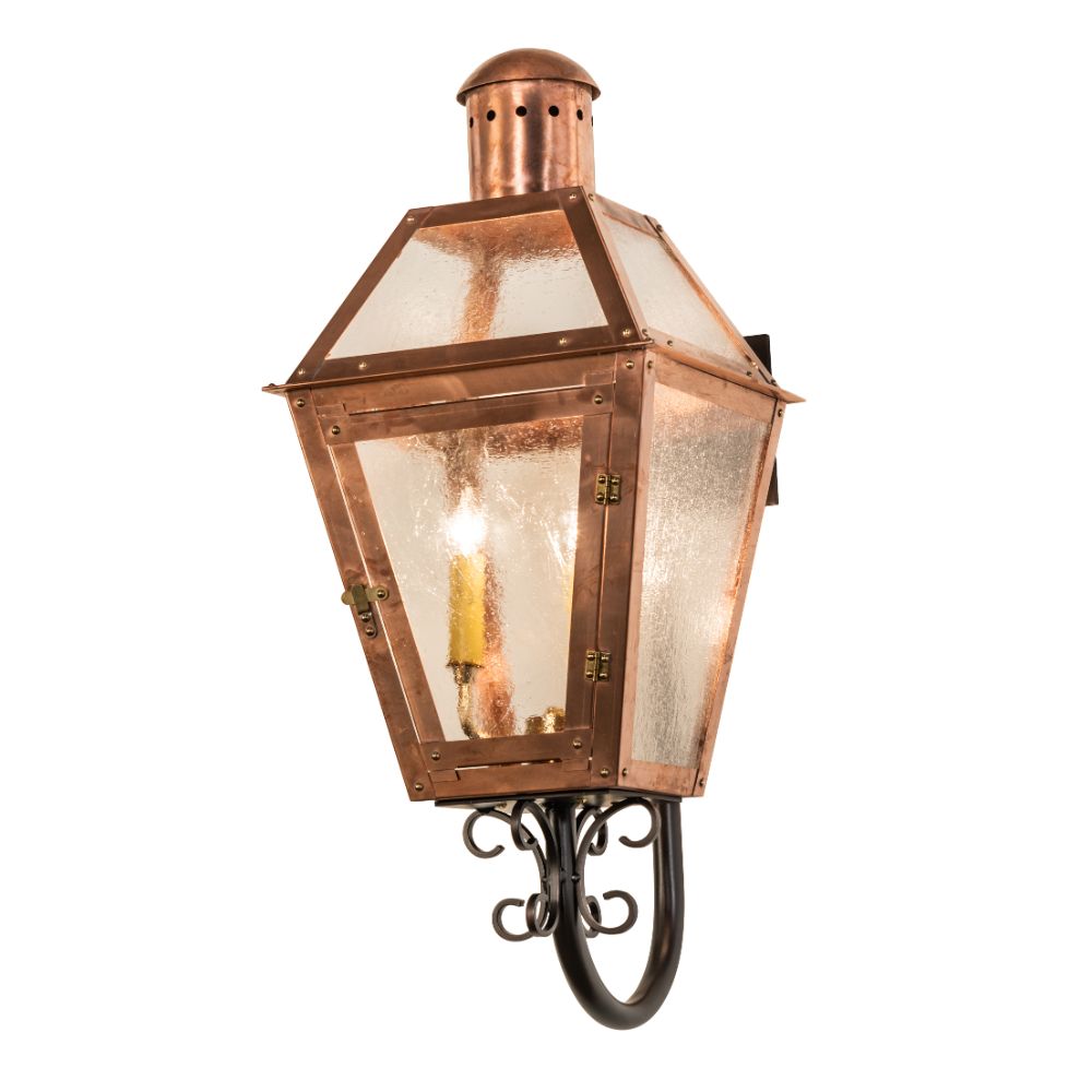 Meyda Lighting 220734 12" Wide Falmouth Wall Sconce In Clear Seeded Glass Or Acrylic Copper;natural Brass