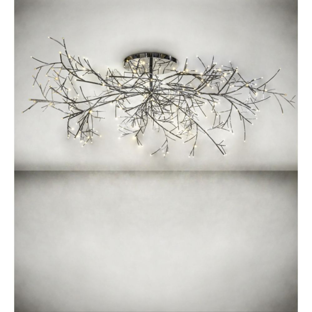 Meyda Lighting 221927 180" Wide Thicket Chandelier in CHROME;STAINLESS STEEL