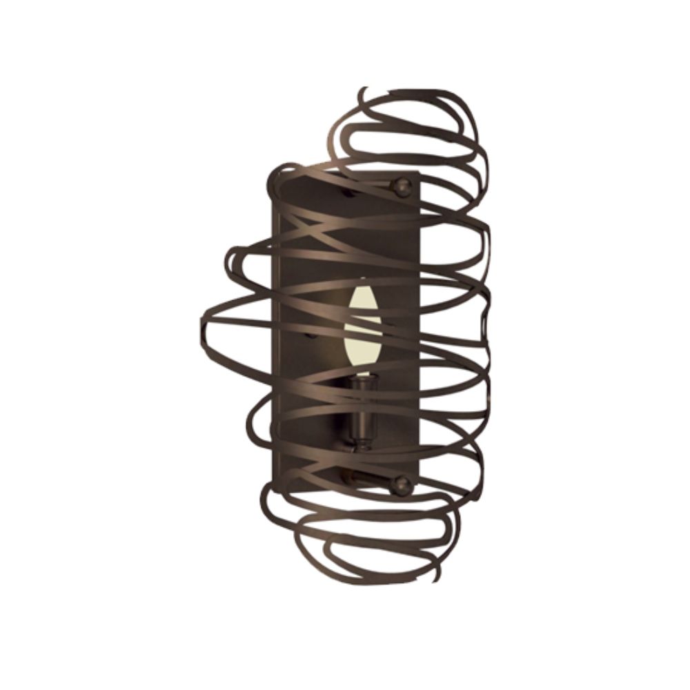 Meyda Lighting 231619 10" Wide Cyclone Wall Sconce in TIMELESS BRONZE