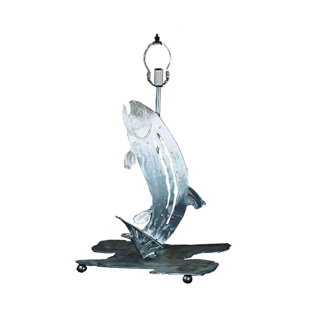 Meyda Tiffany Lighting 23526 13.5"H Leaping Trout Base