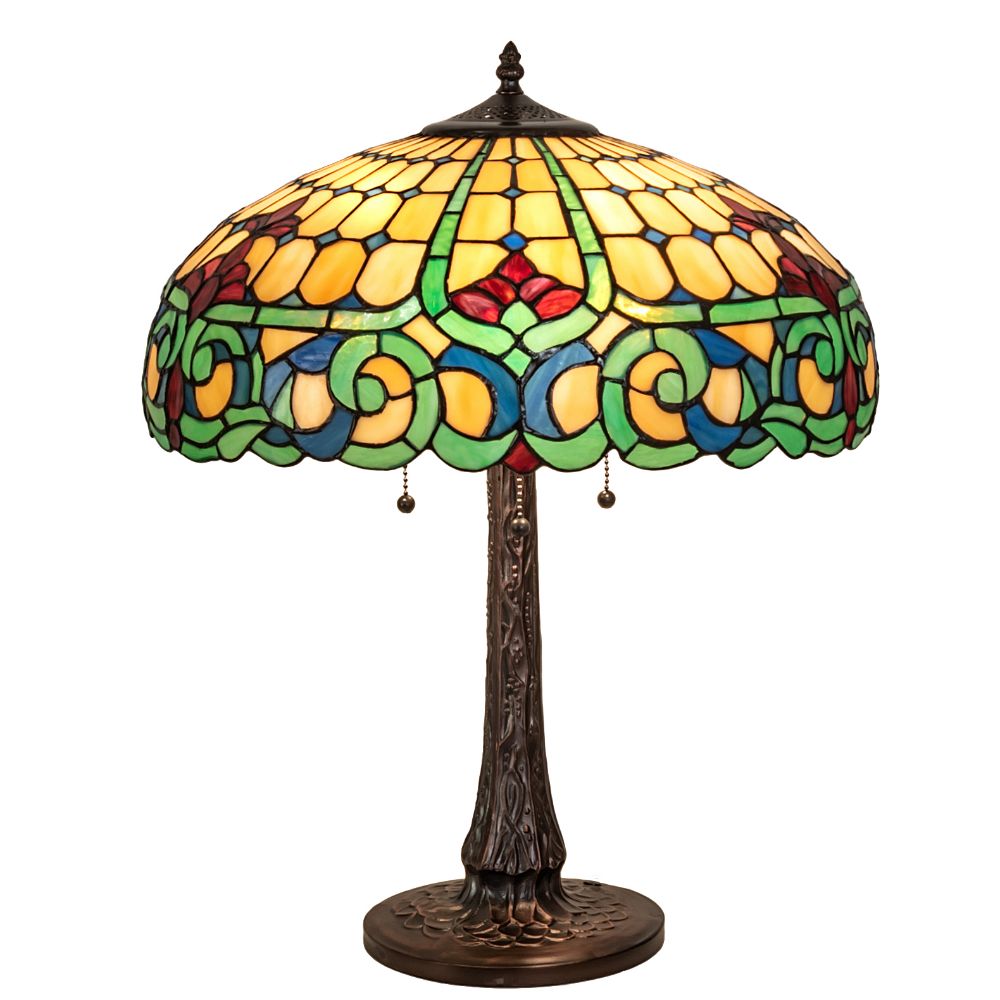 Meyda Lighting 242088 22" High Duffner & Kimberly Colonial Table Lamp