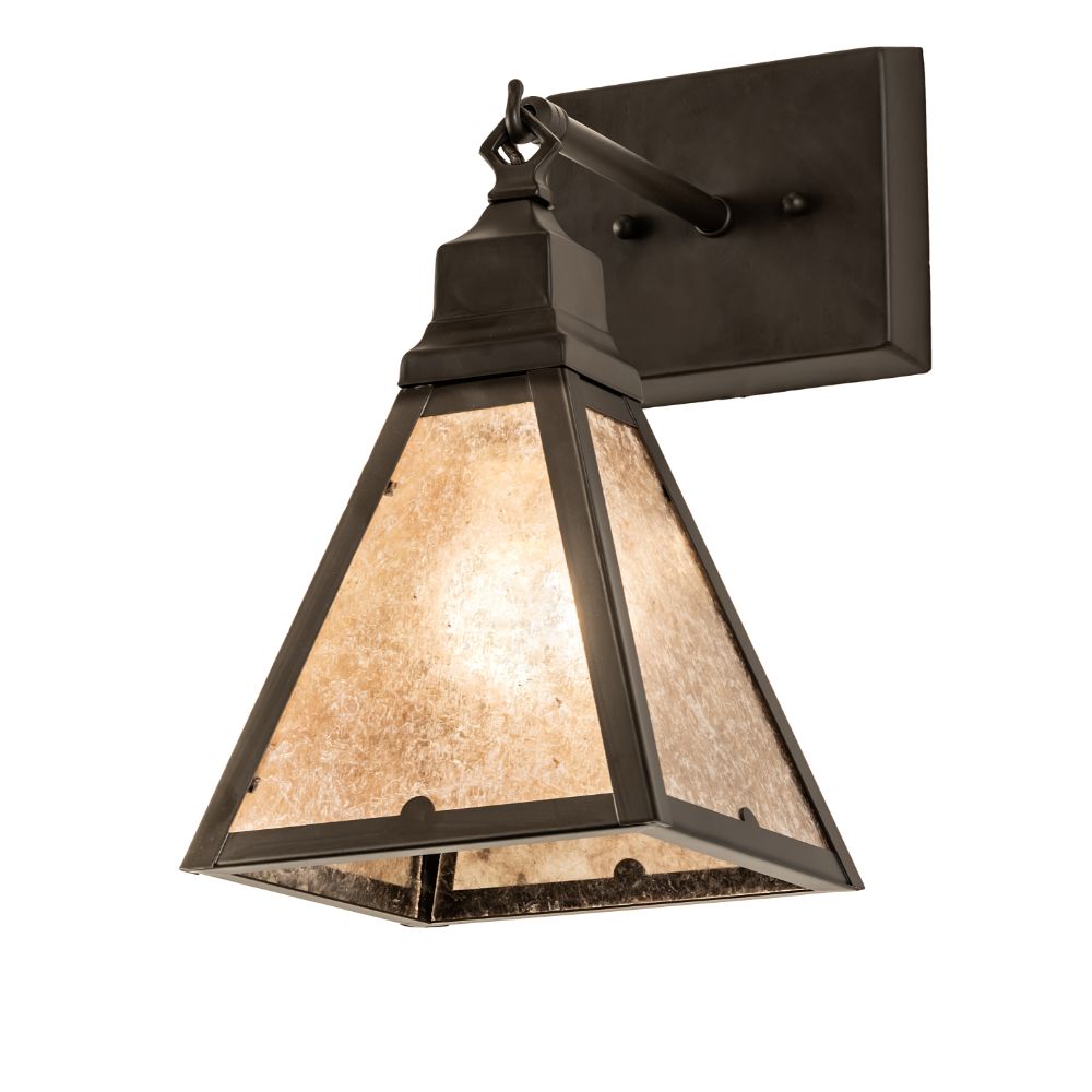Meyda Lighting 244464 7" Wide Arnage Wall Sconce in Oil Rubbed Bronze
