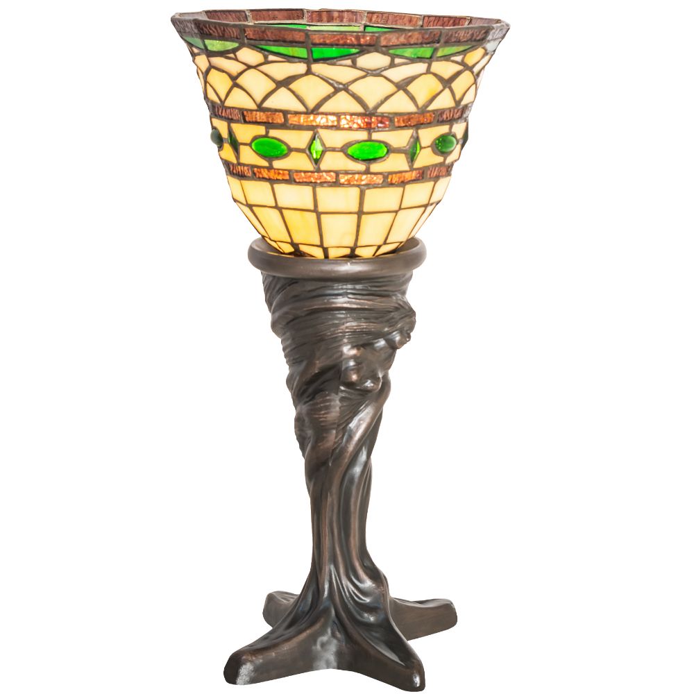 Meyda Lighting 244883 18" High Tiffany Roman Mini Lamp