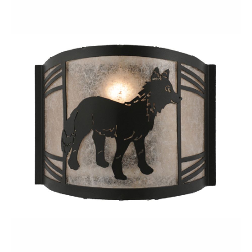 Meyda Lighting 247256 12" Wide Fox On The Loose Right Wall Sconce