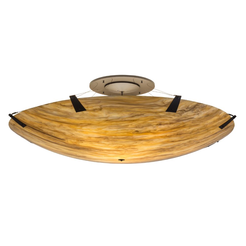 Meyda Lighting 247563 72" Wide Araneta Semi-Flushmount in Oil Rubbed Bronze