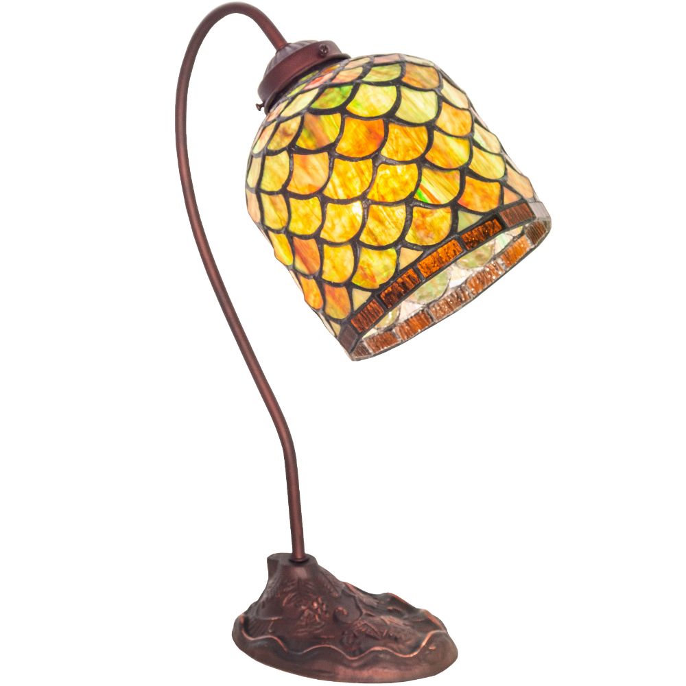 Meyda Lighting 247788 18" High Acorn Desk Lamp