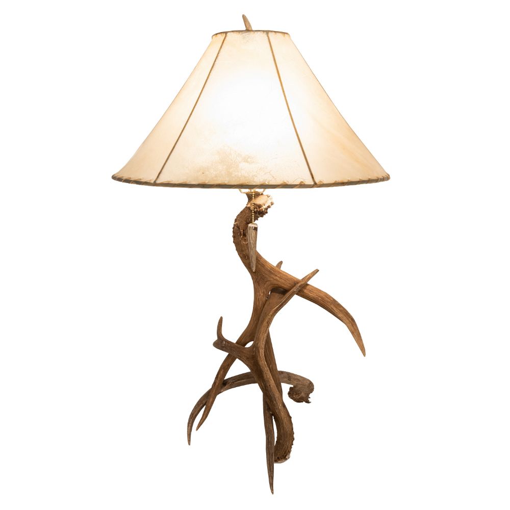 Meyda Lighting 249163 34" High Antlers Elk & Mule Deer Table Lamp