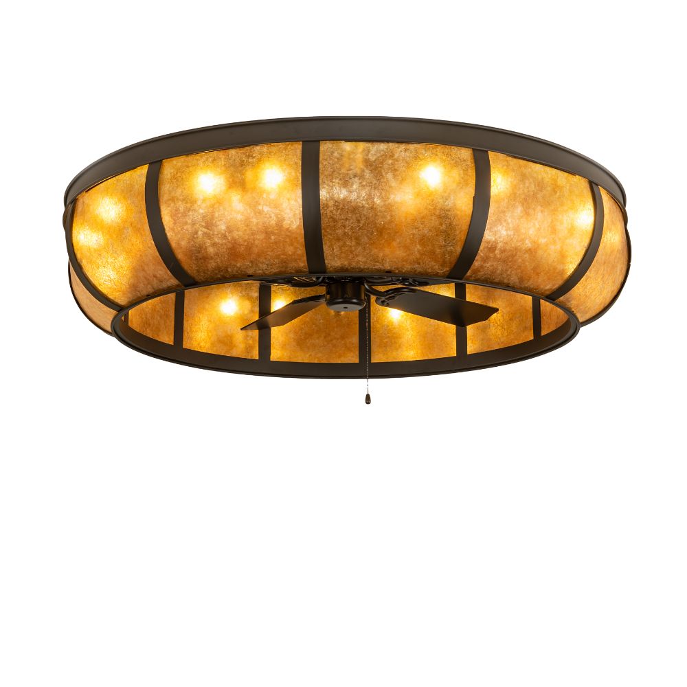 Meyda Lighting 251349 56" Wide Prime Dome Chandel-Air in Oil Rubbed Bronze