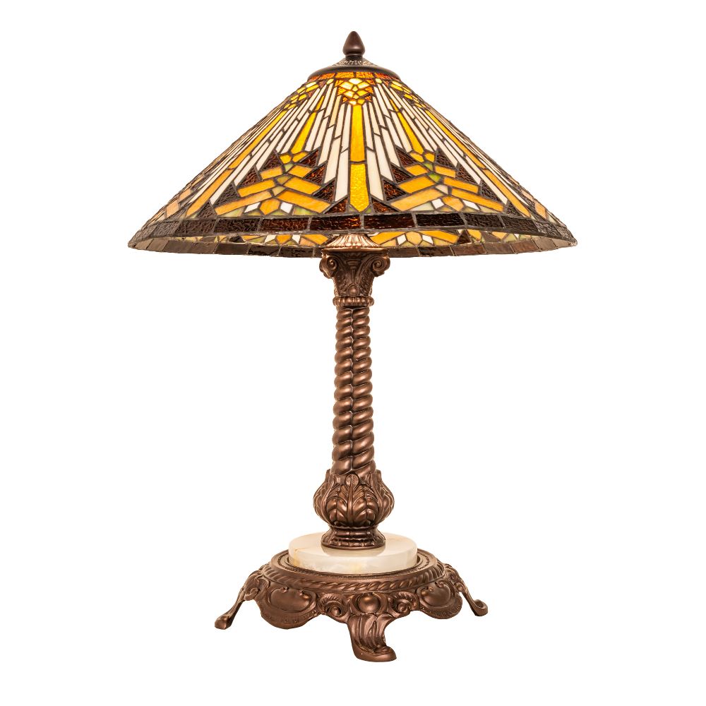 Meyda Lighting 251938 23" High Nuevo II Cone Table Lamp
