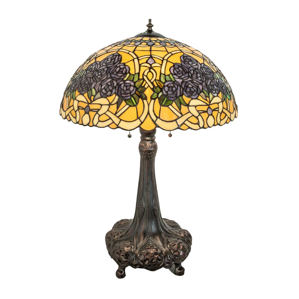 Meyda Lighting 252640 31" High Rose Bouquet Table Lamp