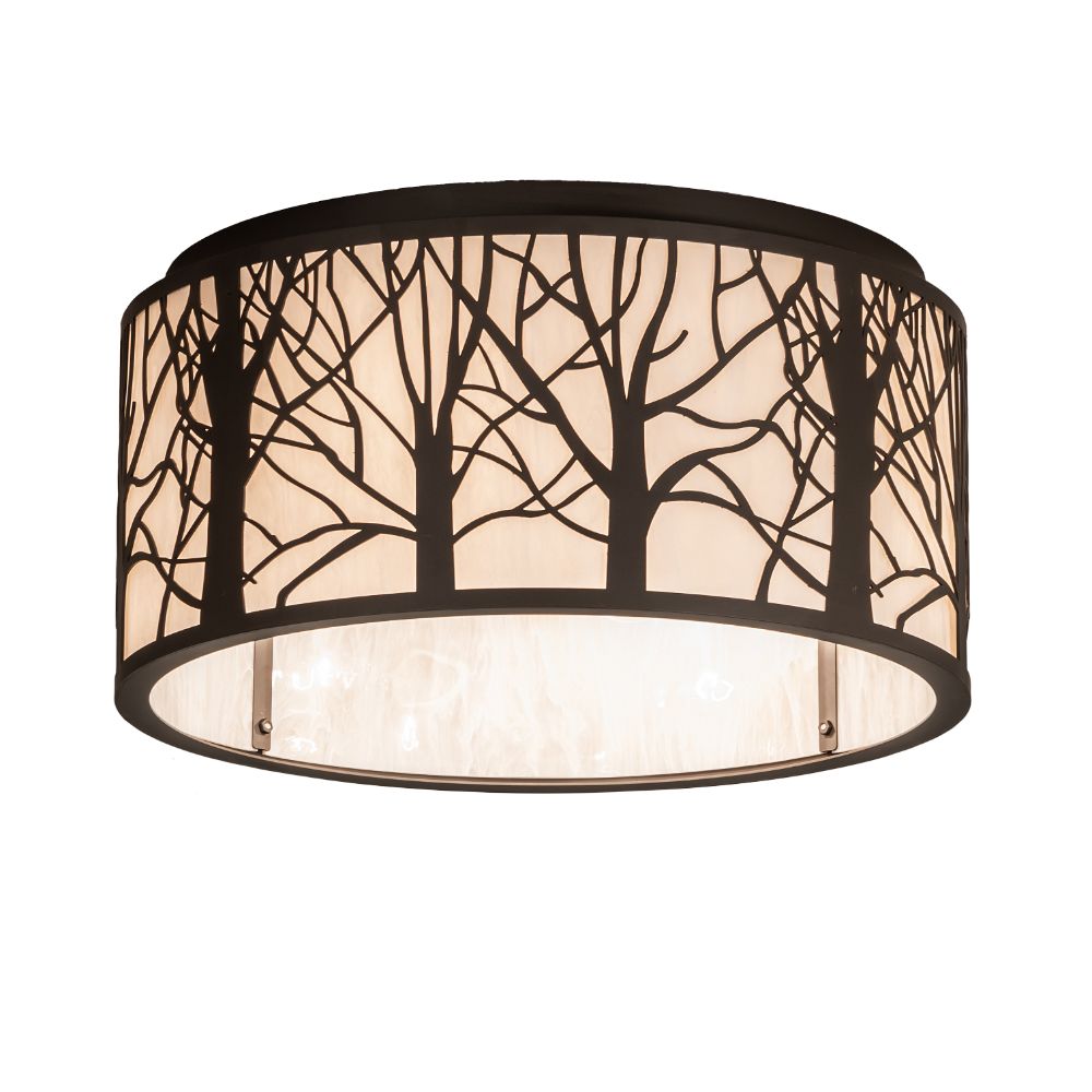 Meyda Lighting 254459 20" Wide Branches Flushmount in Oil Rubbed Bronze