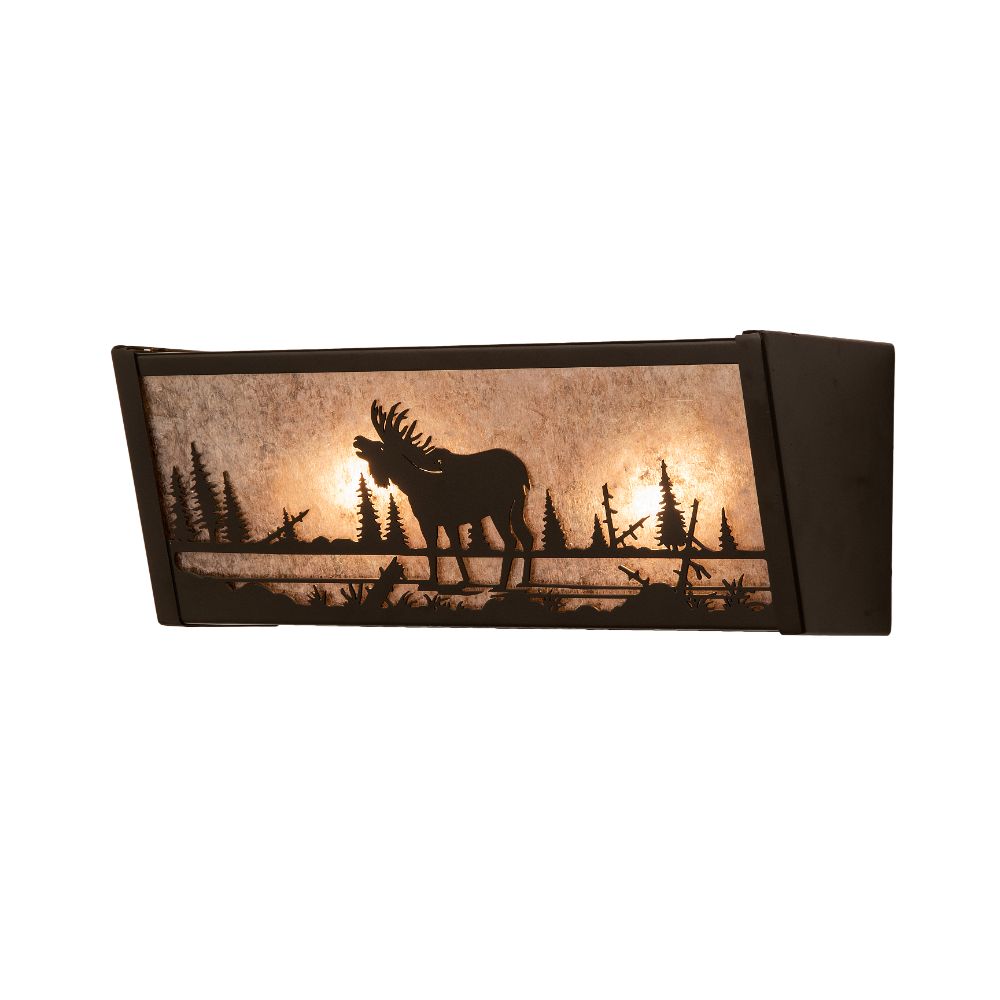 Meyda Lighting 254520 16" Wide Moose Creek Vanity Light in Bronze Finish