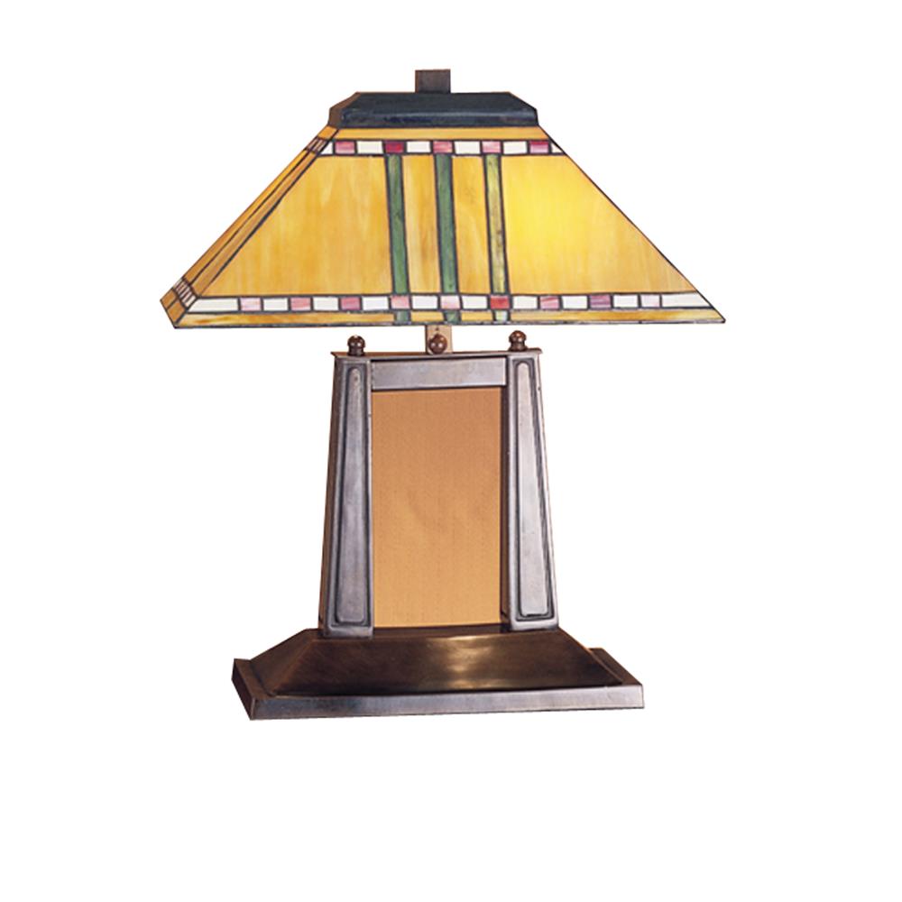 Meyda Tiffany Lighting 26004 20"H Prairie Corn Oblong Desk Lamp
