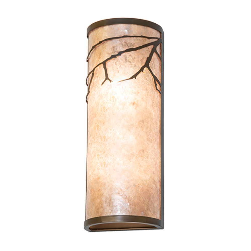 Meyda Lighting 264432 6" Wide Branches Wall Sconce in Antique Copper Finish