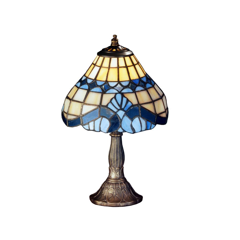 Meyda Tiffany Lighting 26586 11.5"H Baroque Mini Lamp