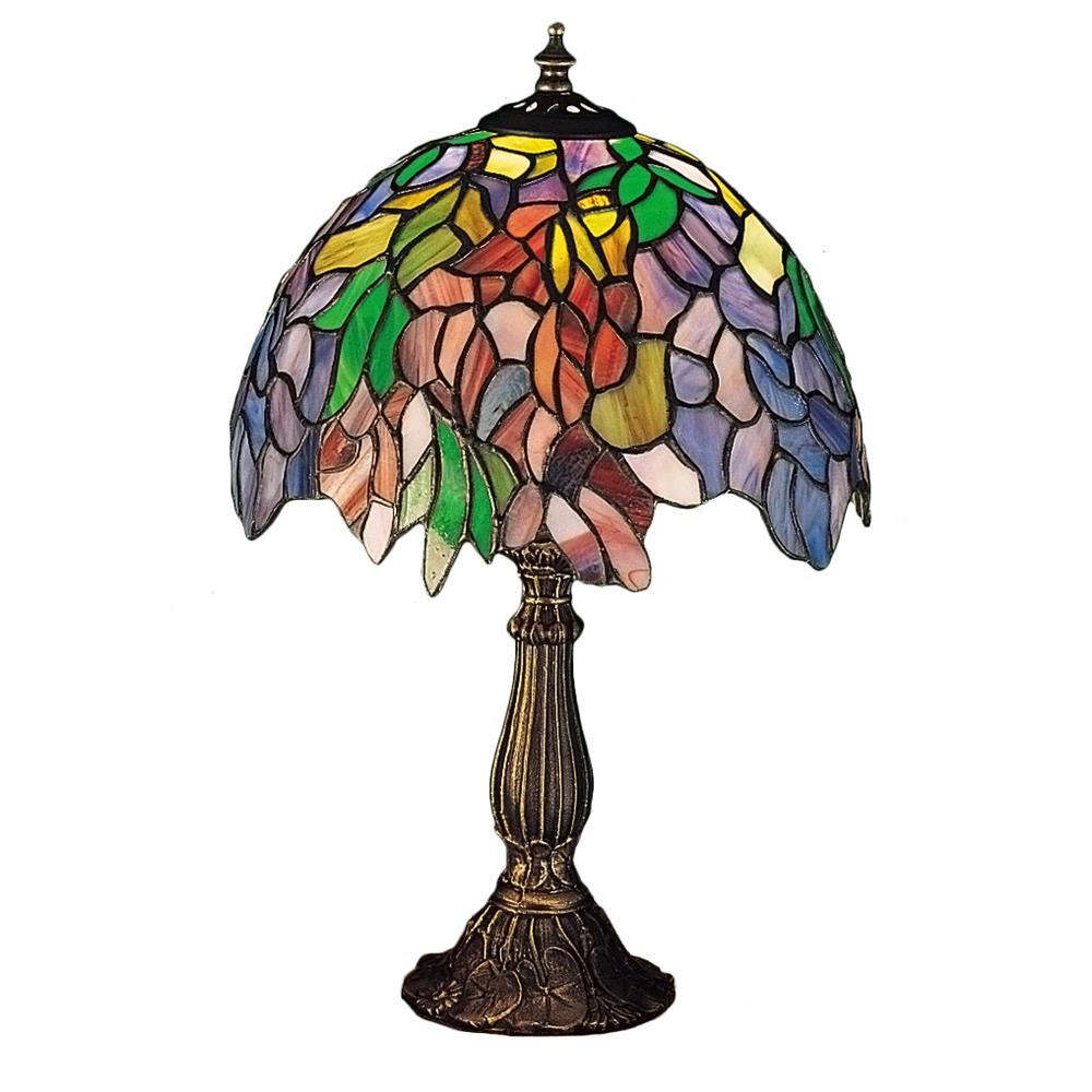 Meyda Tiffany Lighting 26587 15.5"H Tiffany Laburnum Accent Lamp