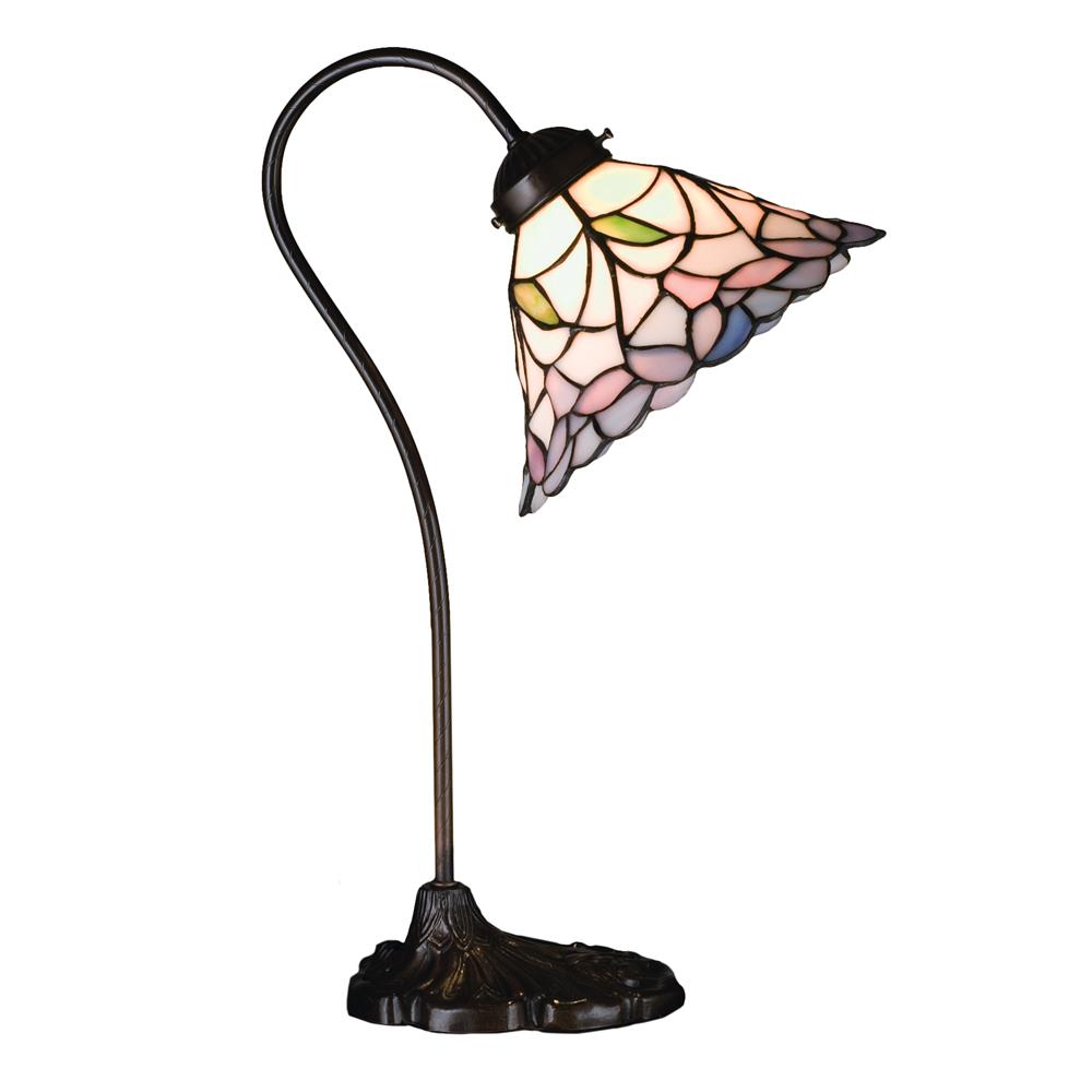 Meyda Tiffany Lighting 26590 18"H Daffodil Bell Desk Lamp