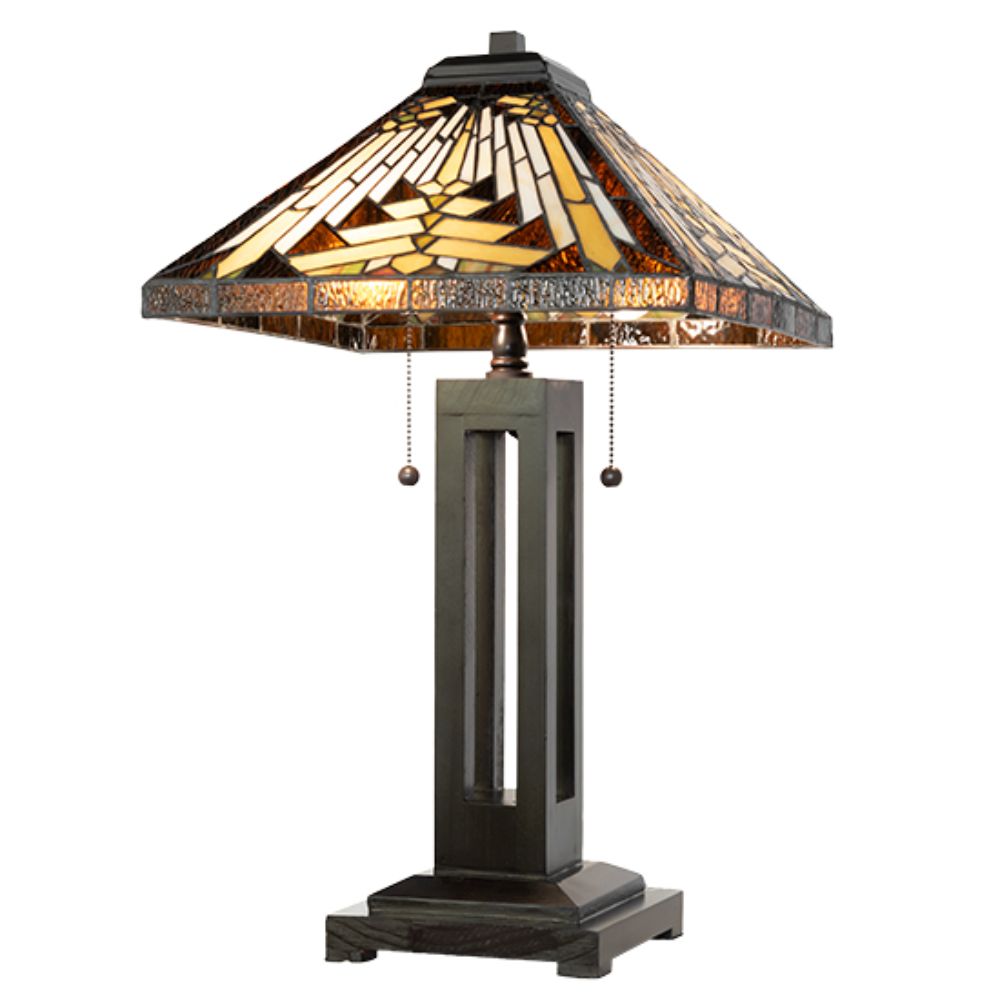 Meyda Lighting 268727 24" High Nuevo Mission Table Lamp