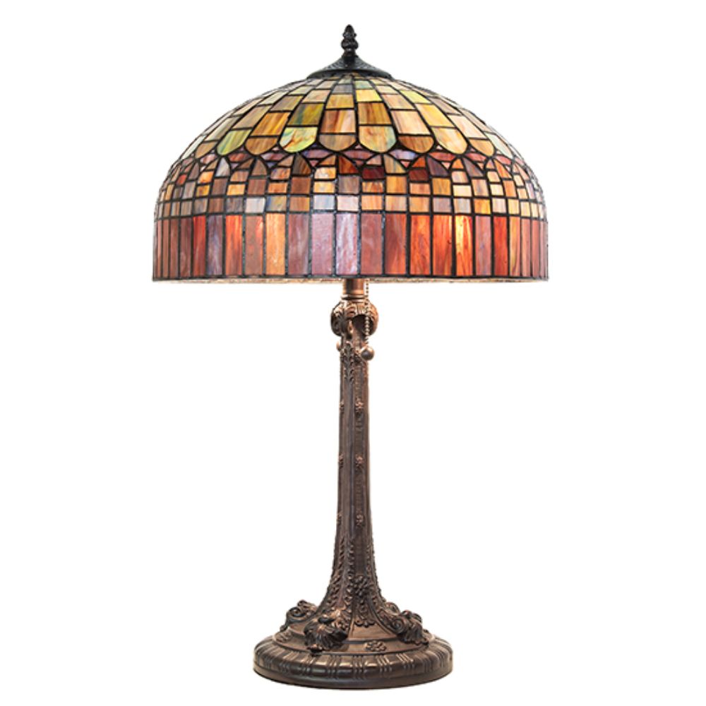 Meyda Lighting 268764 26" High Tiffany Candice Table Lamp