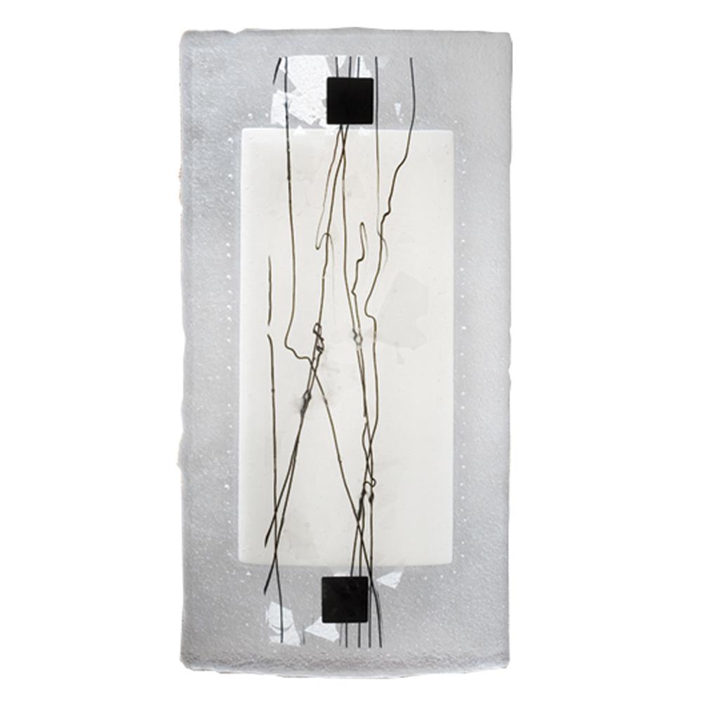 Meyda Tiffany Lighting 26996 8"W Twigs Fused Glass Wall Sconce