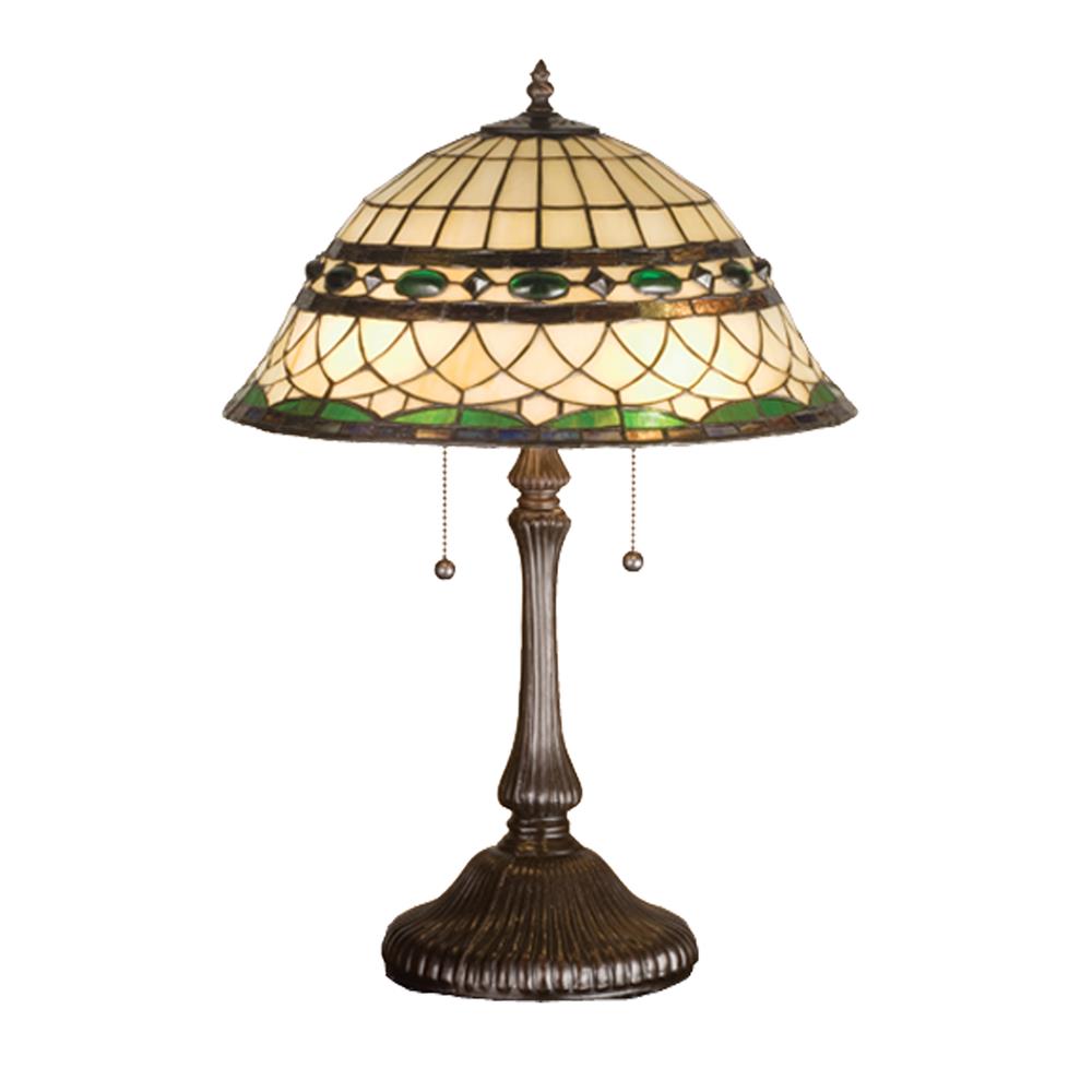 Meyda Tiffany Lighting 27538 23"H Tiffany Roman Table Lamp