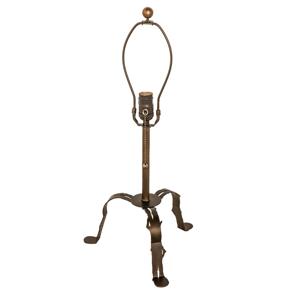 Meyda Lighting 27908 14" High Branches Table Base in Antique Copper Finish