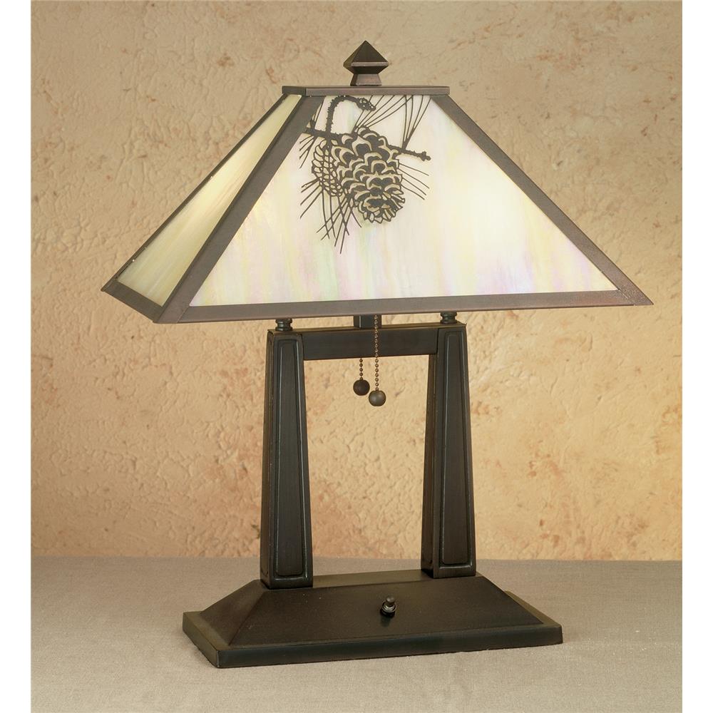 Meyda Tiffany Lighting 28643 2 Light Table Lamp