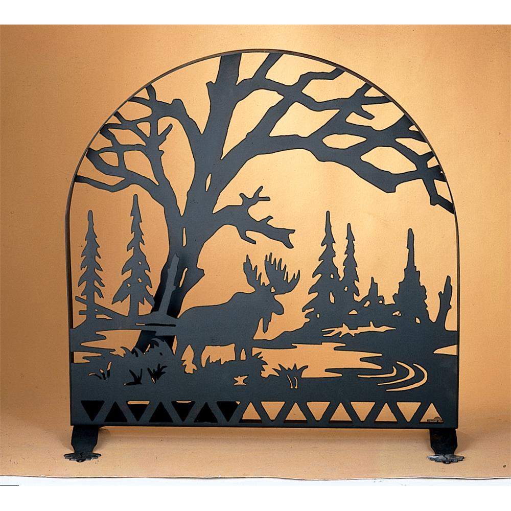 Meyda Tiffany Lighting 28735 30"W X 30"H Moose Creek Arched Fireplace Screen