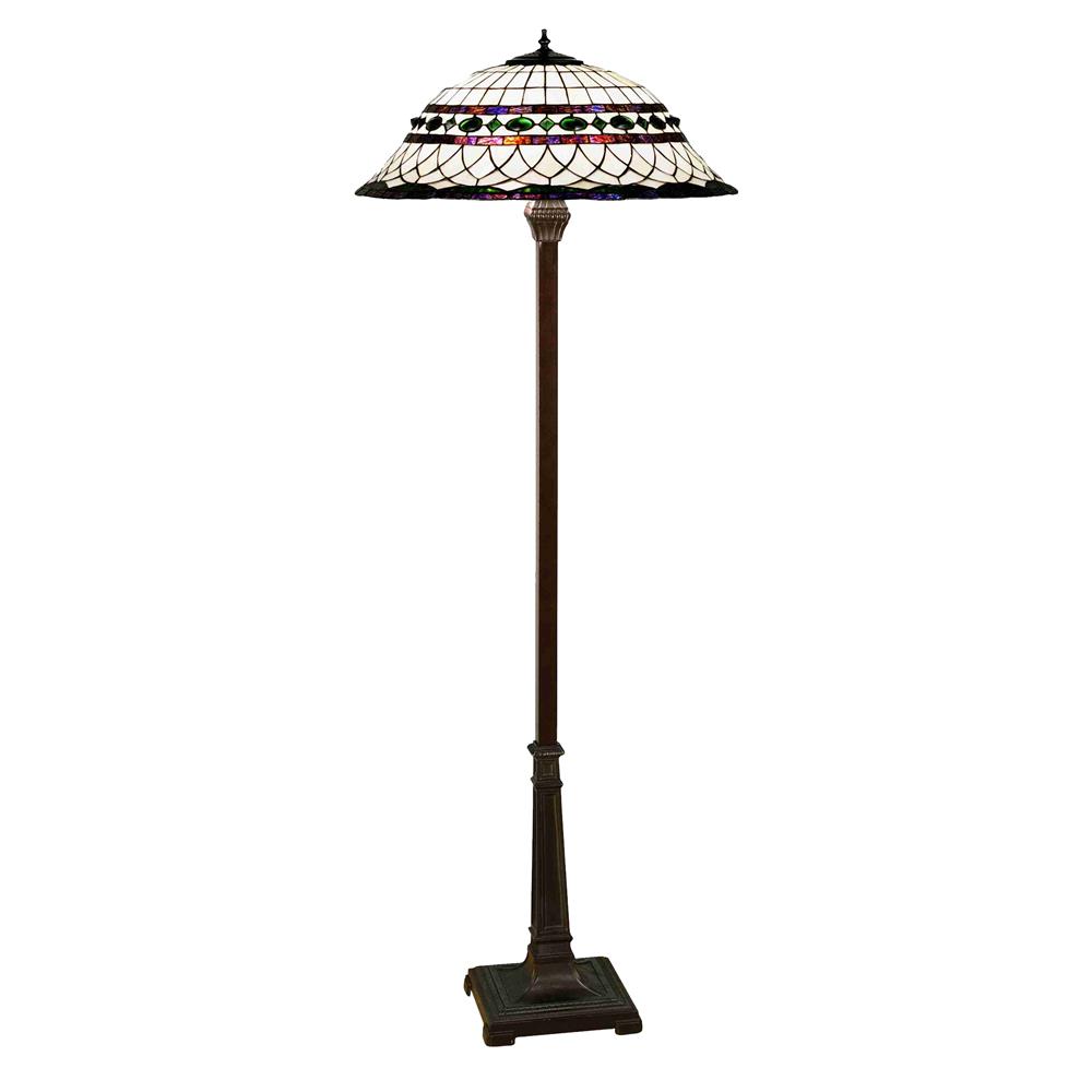 Meyda Tiffany Lighting 30369 65"H Tiffany Roman Floor Lamp