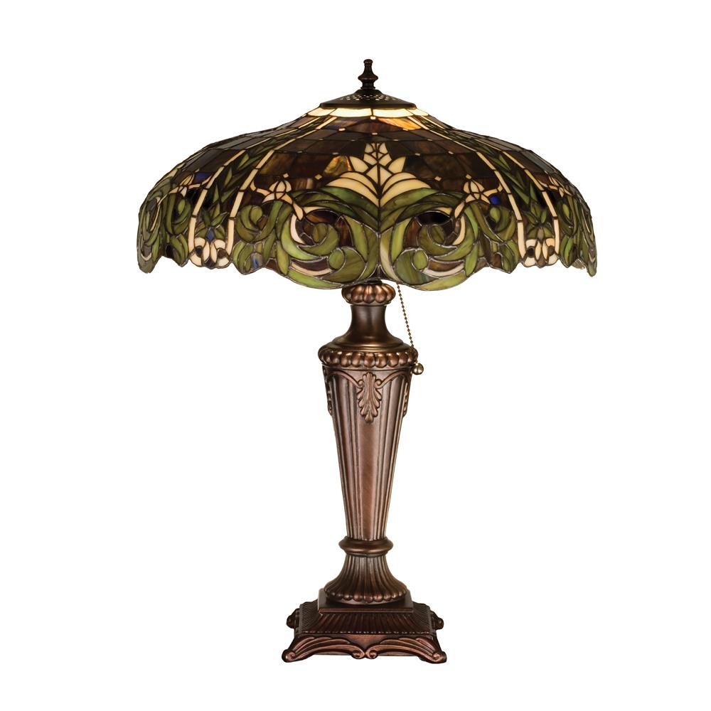 Meyda Tiffany Lighting 30386 24"H Bavarian Table Lamp