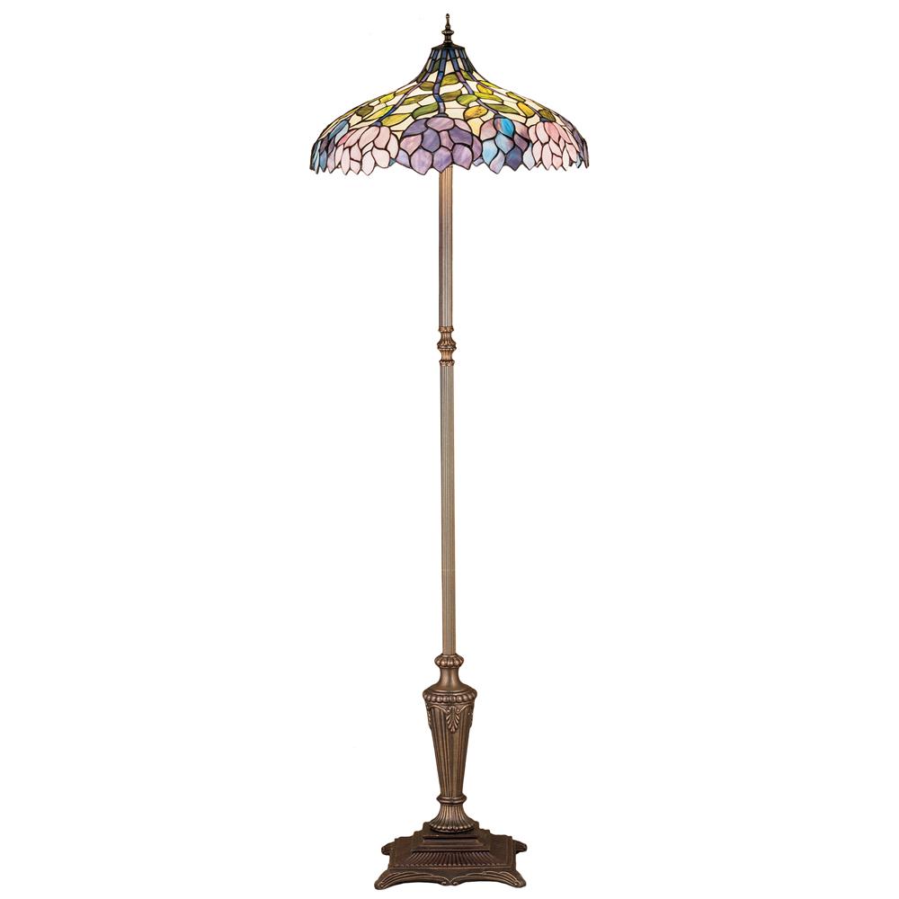 Meyda Tiffany Lighting 30451 64"H Wisteria Floor Lamp