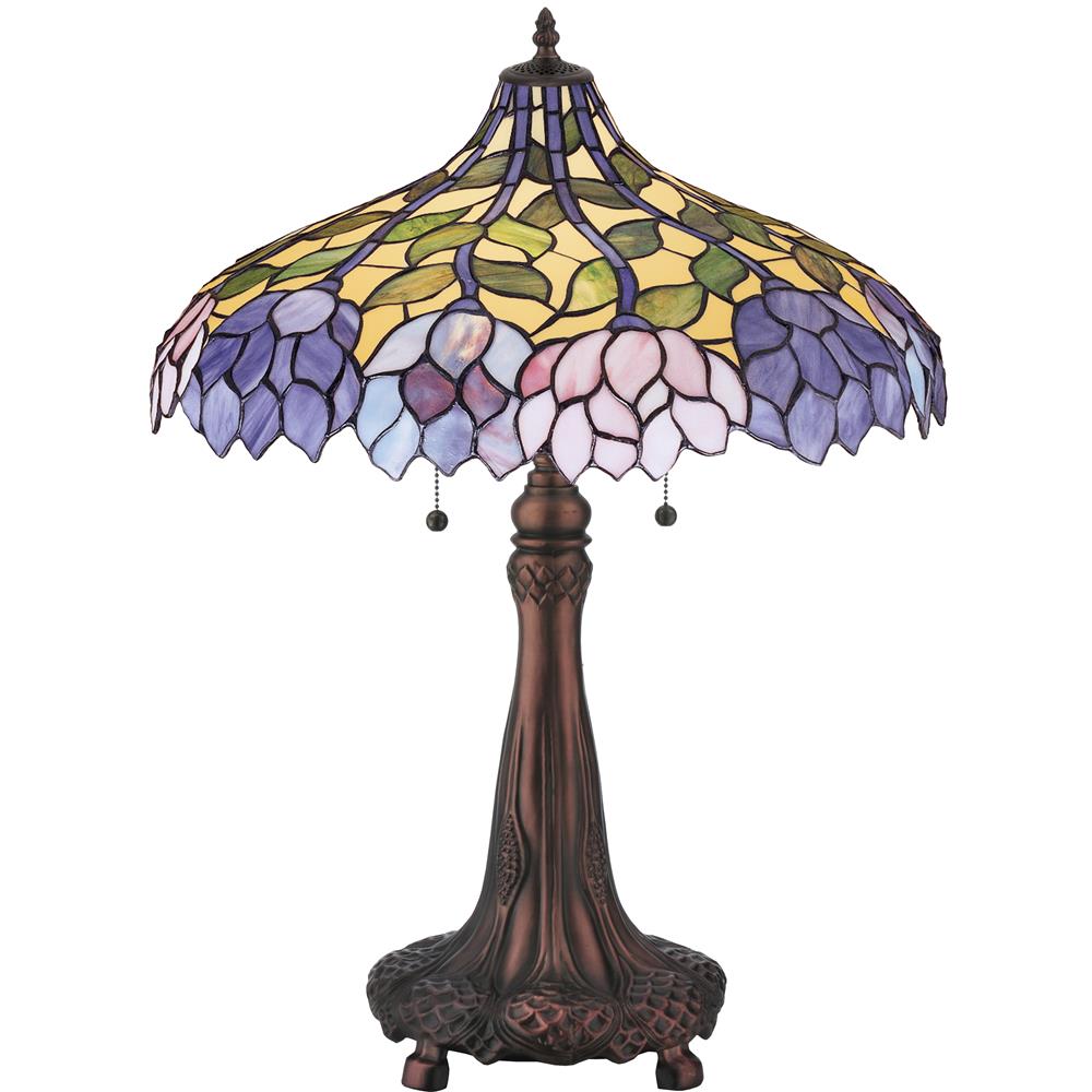 Meyda Tiffany Lighting 30452 26"H Wisteria Table Lamp