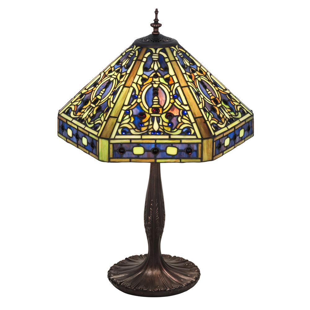 Meyda Tiffany Lighting 31117 24"H Tiffany Elizabethan Table Lamp