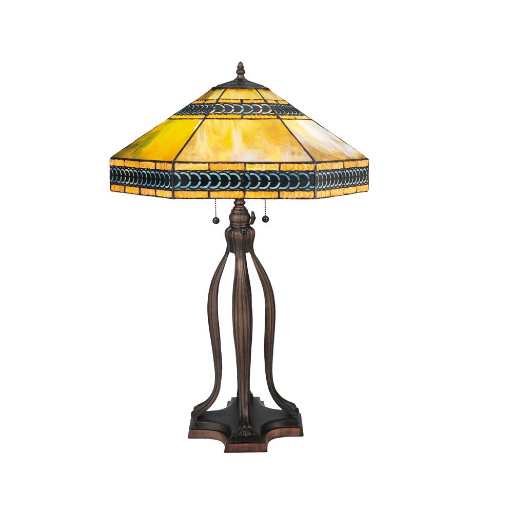 Meyda Tiffany Lighting 31227 31"H Cambridge Table Lamp