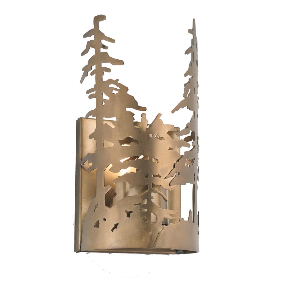 Meyda Tiffany Lighting 31252 5.5"W Tall Pines Wall Sconce