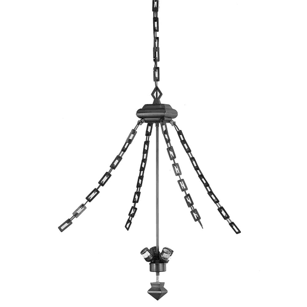 Meyda Tiffany Lighting 36195 4 Rectangle Chain Mission Invert Hanger