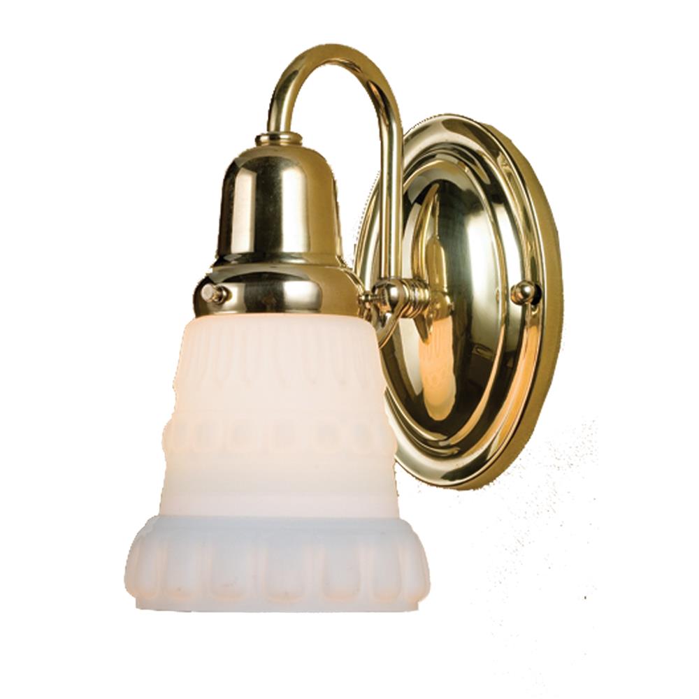 Meyda Tiffany Lighting 36635 Saratoga Wall Sconce, Polished Brass