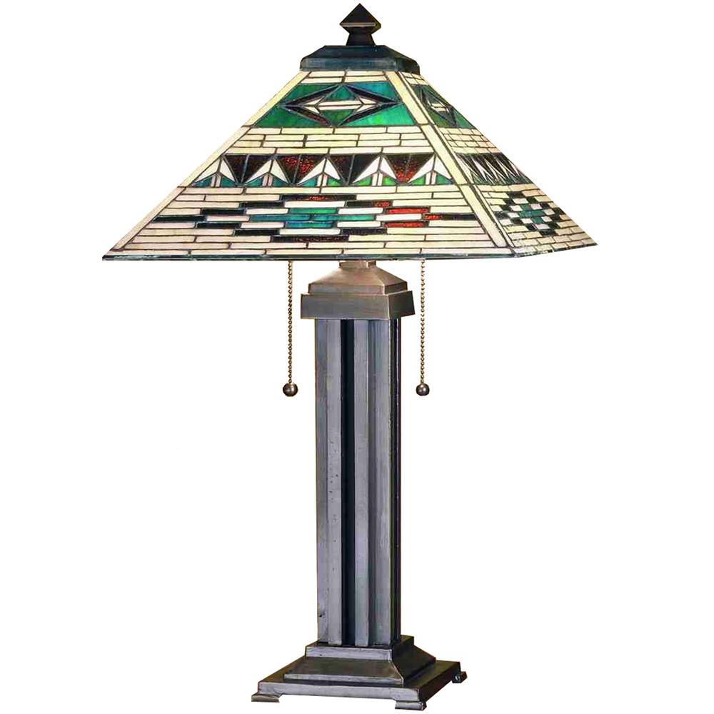 Meyda Tiffany Lighting 47598 24"H Valencia Mission Table Lamp