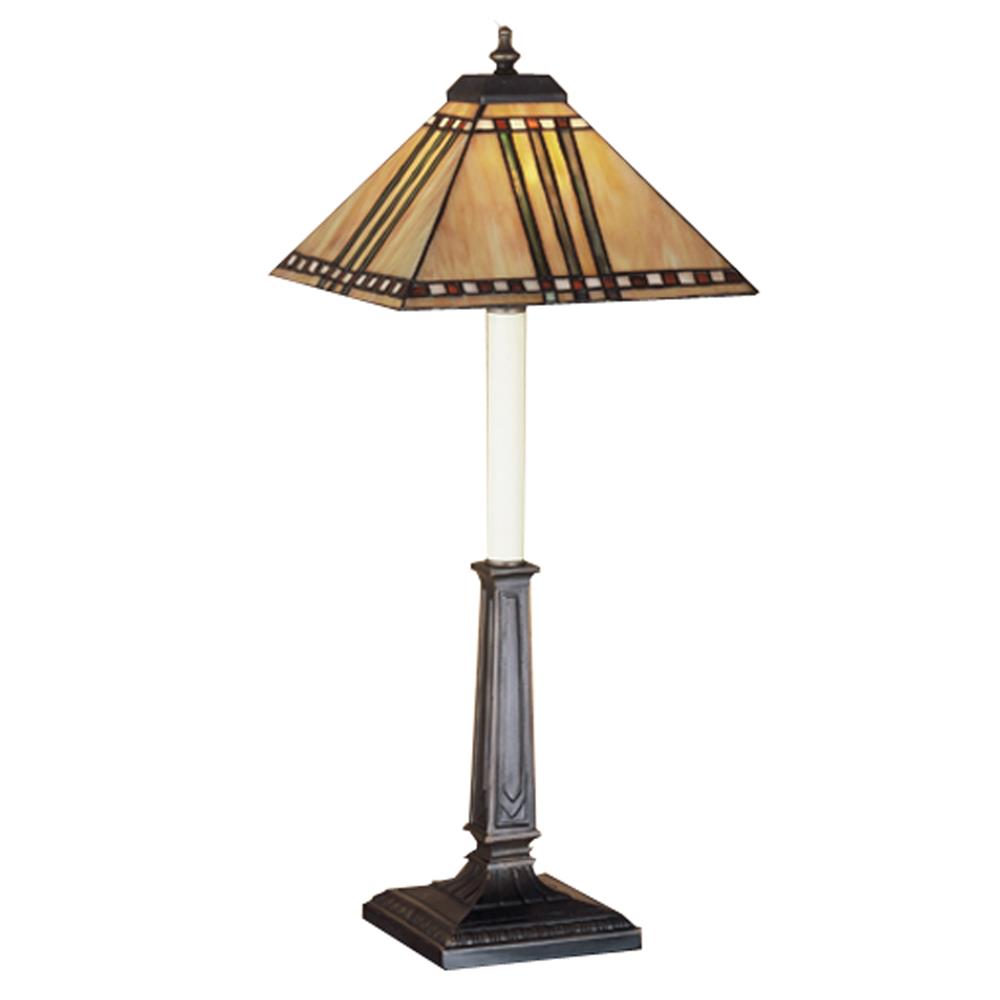 Meyda Tiffany Lighting 47837 24.5"H Prairie Corn Buffet Lamp