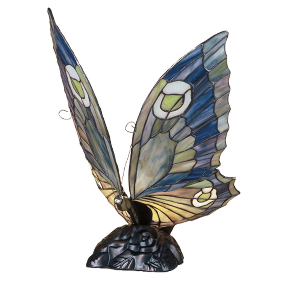 Meyda Tiffany Lighting 48017 15"H Butterfly Accent Lamp