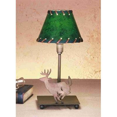 Meyda Tiffany Lighting 50611 Deer Kids Table Lamp, Antique Copper