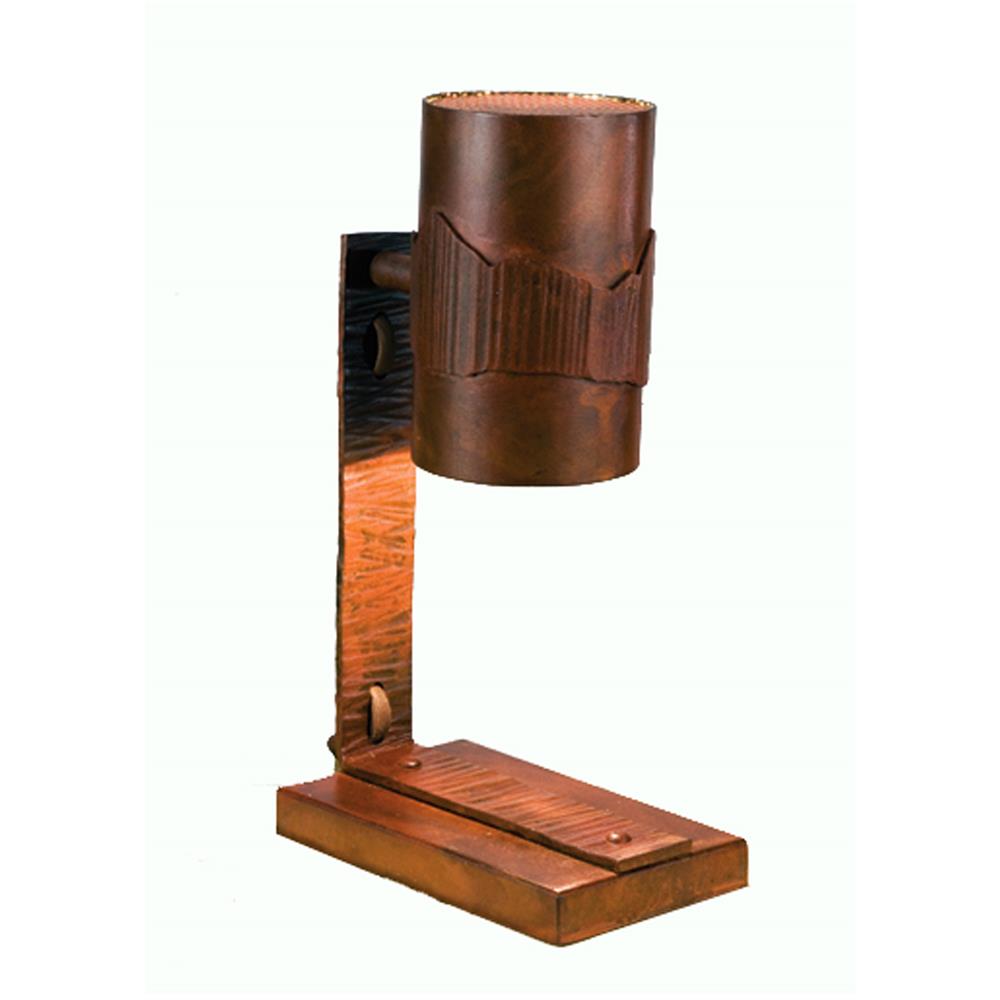 Meyda Tiffany Lighting 50872 2 Light Iron Mountain Accent Table Lamp, Rust