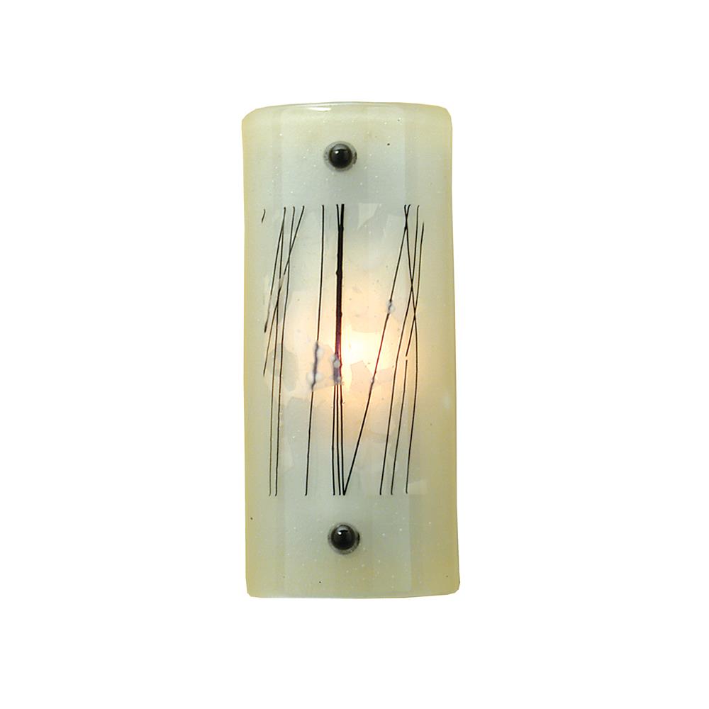 Meyda Tiffany Lighting 50999 5"W Twigs Fused Glass Wall Sconce