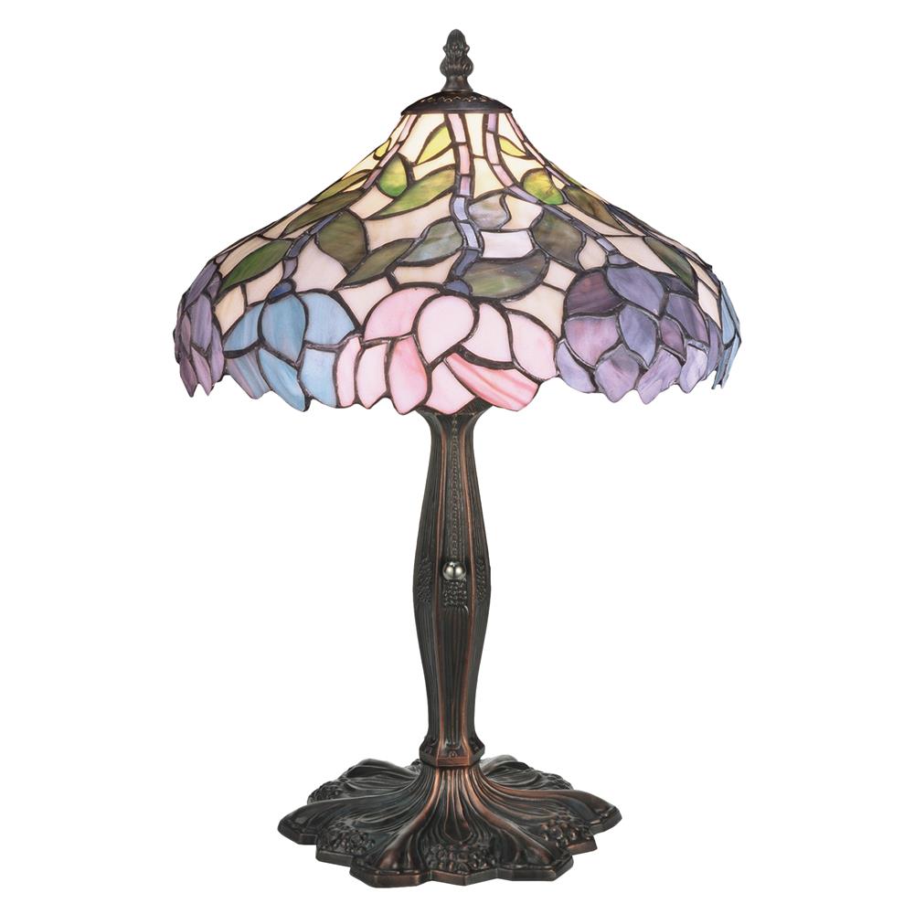 Meyda Tiffany Lighting 52134 17"H Wisteria Accent Lamp