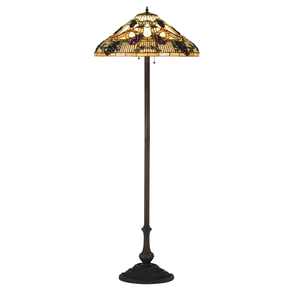 Meyda Tiffany Lighting 55961 64"H Jeweled Grape Floor Lamp