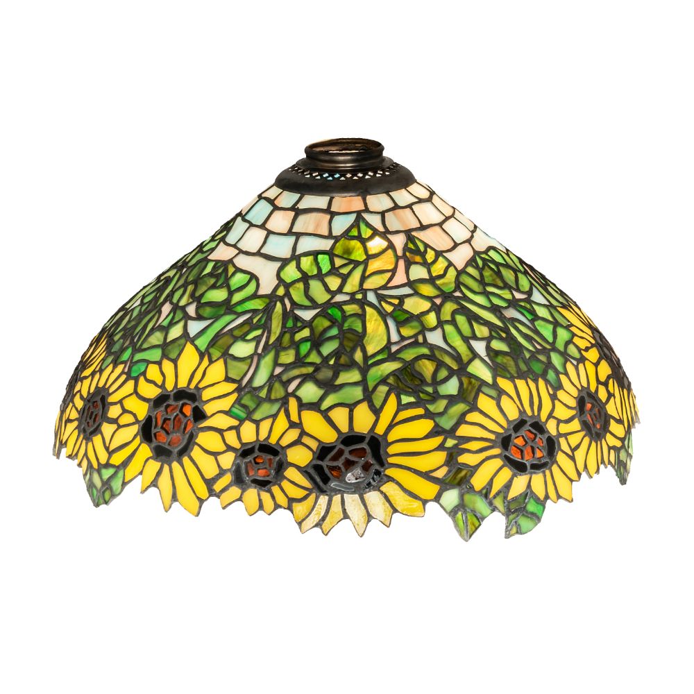 Meyda Lighting 65822 15" Wide Wild Sunflower Shade 
