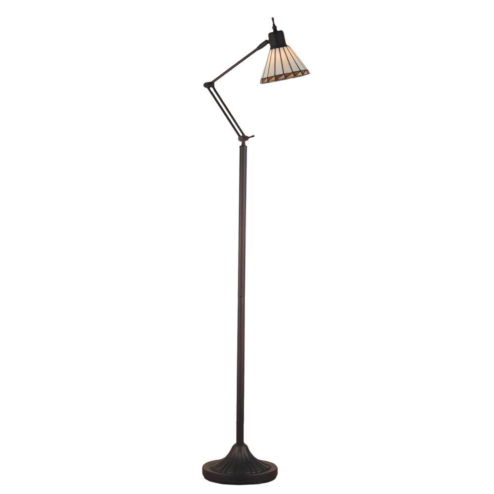 Meyda Tiffany Lighting 65947 60"H Prairie Mission Adjustable Floor Lamp