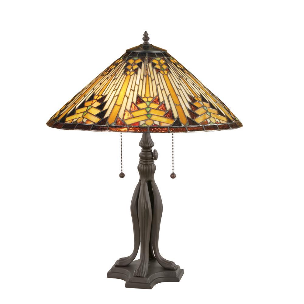 Meyda Tiffany Lighting 66224 25.5"H Nuevo Mission Table Lamp