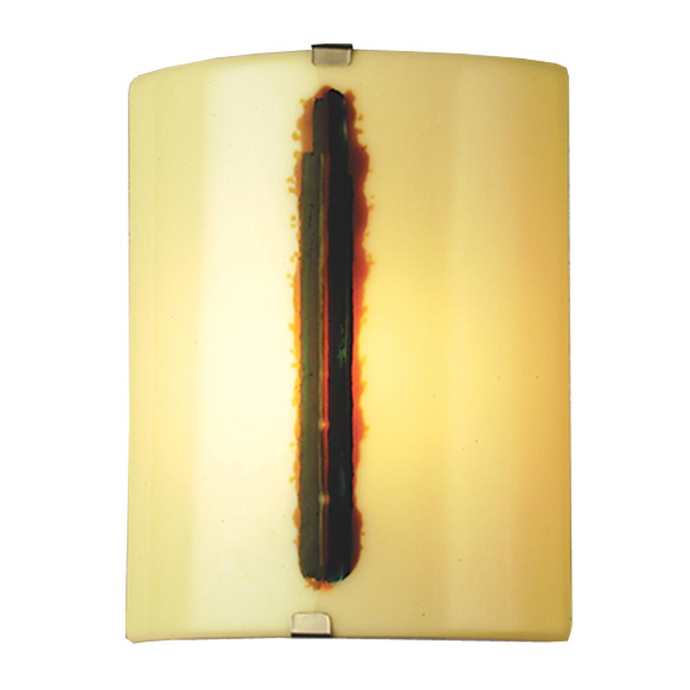 Meyda Tiffany Lighting 66468 8"W Dolciume Dolce Fused Glass Wall Sconce