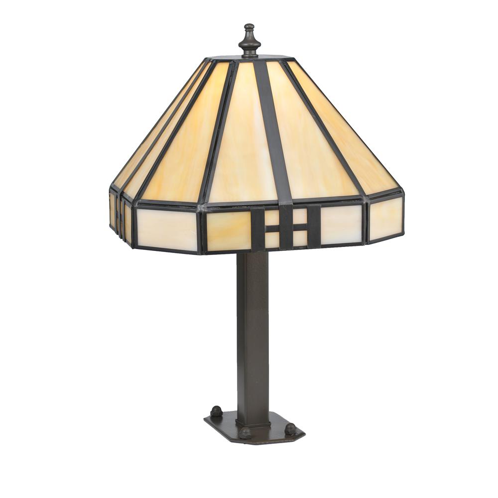 Meyda Tiffany Lighting 69292 Newel Post Table Lamp, Timeless Bronze